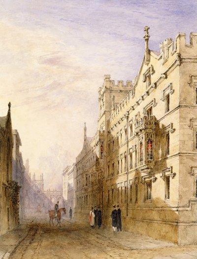 Exeter College, Oxford by Joseph Murray Ince